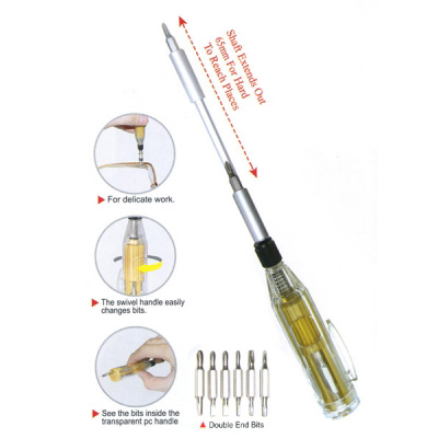 12-In-1 Extendable/Flexible Screwdriver