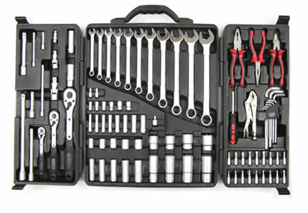93pcs Professional Tool Kit Mechanic
