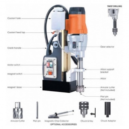 2 Speed Magnetic Drilling Machine