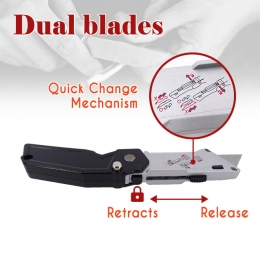 Utility Dual Blade Folding Knife