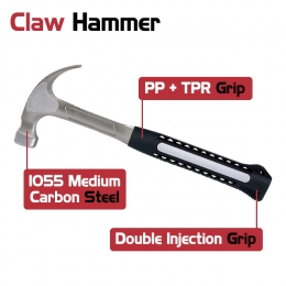 Anti-Vibration Curved Claw Hammer