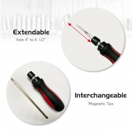 2-in-1 Extendable Screwdriver