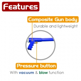 Dual Function Air Vacuum Blow Gun
