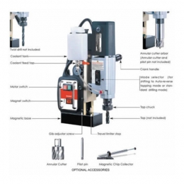 Auto-Reverse Tapping & Core Drilling Machine
