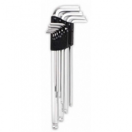 9pcs Long & Extra Long Arm Hex or Ball Wrench