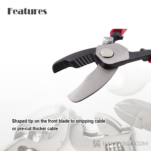 8” Cutting & Peeling Cable Cutter